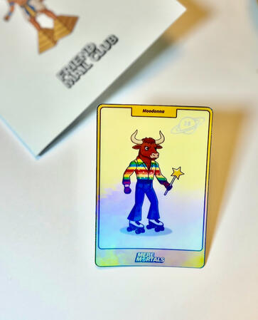 Cute Holographic Stickers for Art Toy Collectors