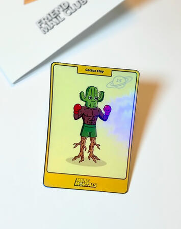 Cute Holographic Stickers for Art Toy Collectors