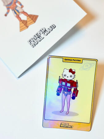 Cute Holographic Stickers for Art Toy Collectors Cute Holographic Stickers for Art Toy Collectors