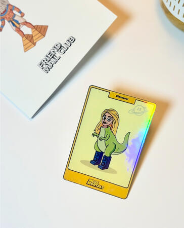 Cute Holographic Stickers for Art Toy Collectors